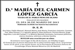 María del Carmen López